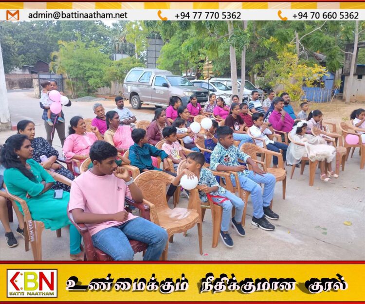 வாழைச்சேனை சுகாதார வைத்திய அதிகாரி அலுவலகத்தின் ஏற்பாட்டில் சிறுவர் தின நிகழ்வு