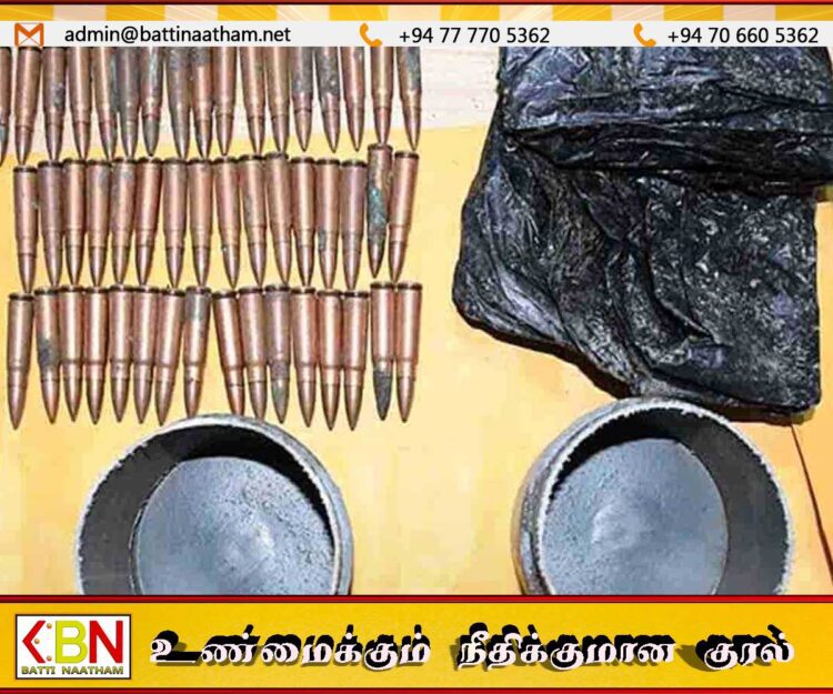கம்பஹா பபாவின் தகவல்களின் அடிப்படையில் தோட்டாக்கள் மீட்பு
