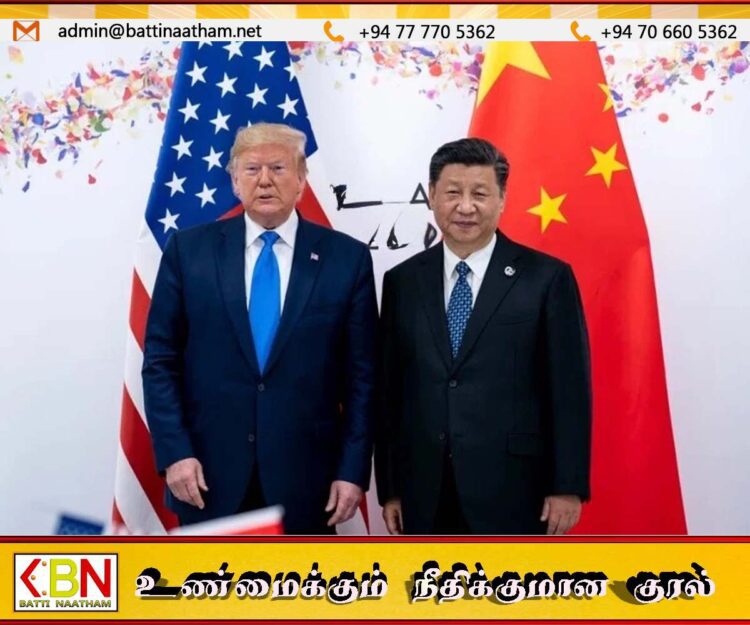 சீனப் பொருட்கள் மீதான வரியை 10% குறைத்த ட்ரம்ப்