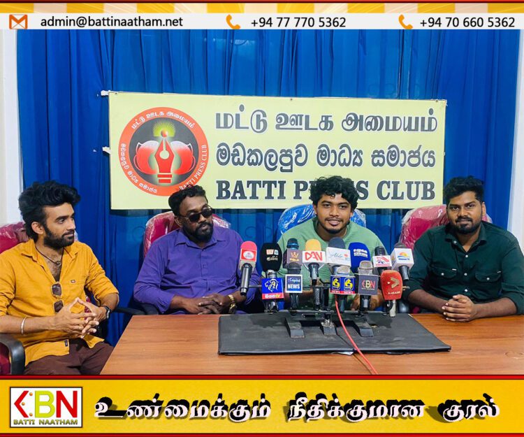 மட்டக்களப்பு திறமைசாலிகளை முன்னிறுத்தும் ‘அம்மு’ திரைப்படத்தின் இயக்குனர்; இன்று வெளியாகிறது