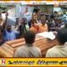 நாமல், நிசாம் காரியப்பர்,ரணில், சஜித் போன்ற எதிர்கட்சியினரின் உருவ பொம்மைகள் எரிப்பு
