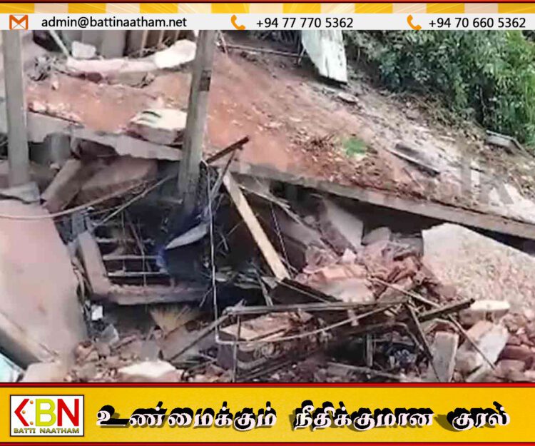 கடுகன்னாவ பகுதியில் மண்சரிவு; விற்பனை நிலையம் இடிந்து ஒருவர் உயிரிழப்பு
