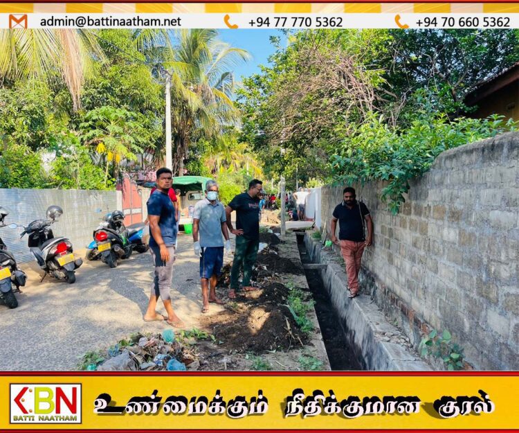 மாமாங்கம் பகுதியில் சிரமதானம் முன்னெடுப்பு