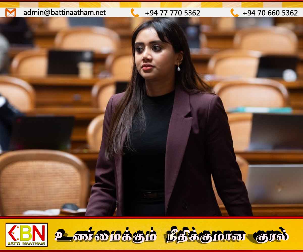 சுவிட்சர்லாந்து தேசிய பேரவையின் இரண்டாவது துணைத் தலைவராக தேர்ந்தெடுக்கப்பட்ட இலங்கை வம்சாவளி பெண்!