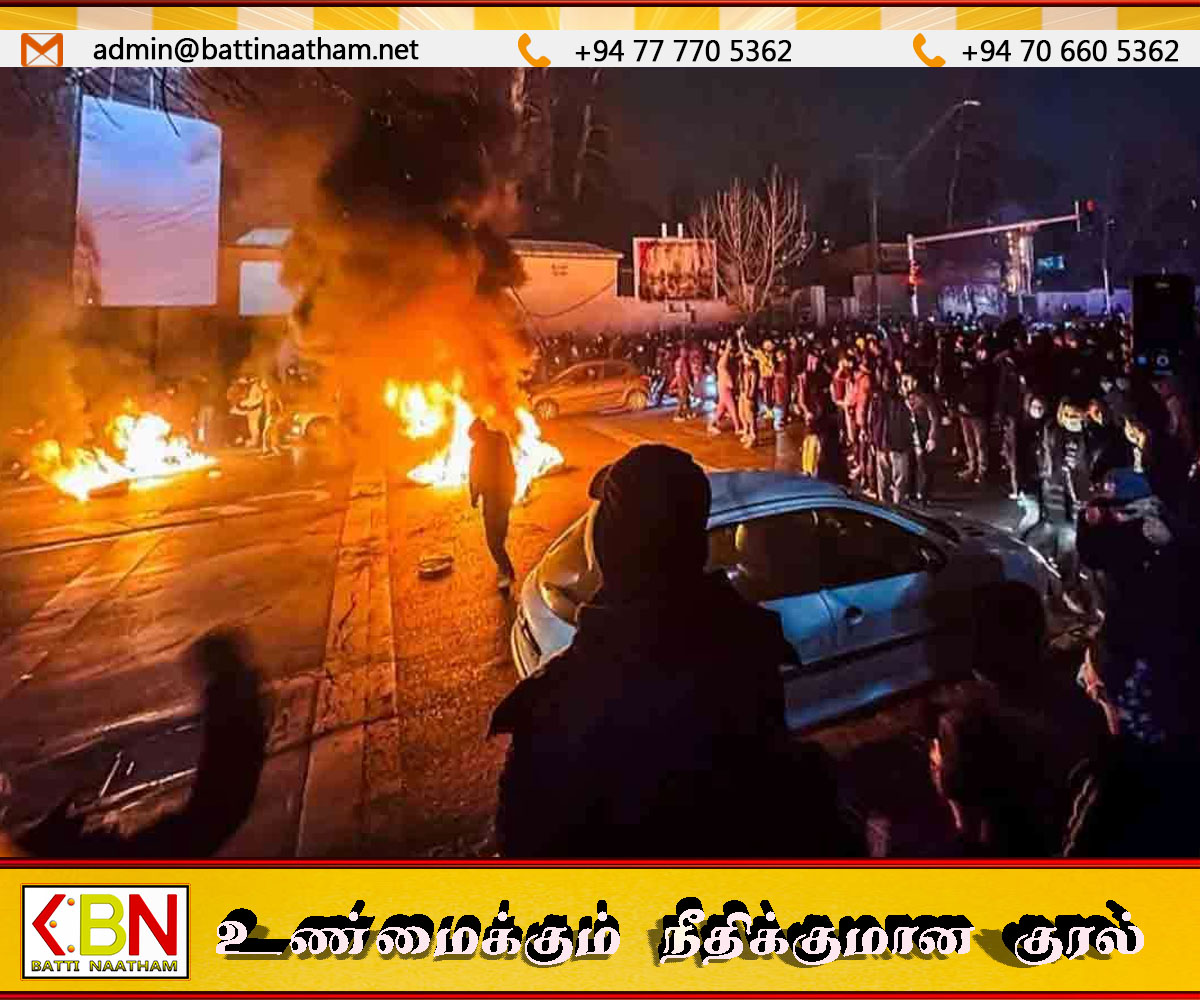 ஈரானில் பணவீக்க எதிர்ப்பு போராட்டம் தீவிரம்; 500 பேர் பலியானதாக அதிர்ச்சி தகவல்
