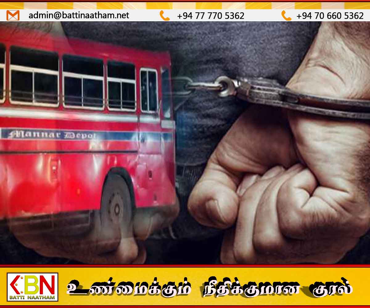 அதிகளவான பயணிகளுடன் மதுபோதையில் பேருந்தை செலுத்திய சாரதி கைது