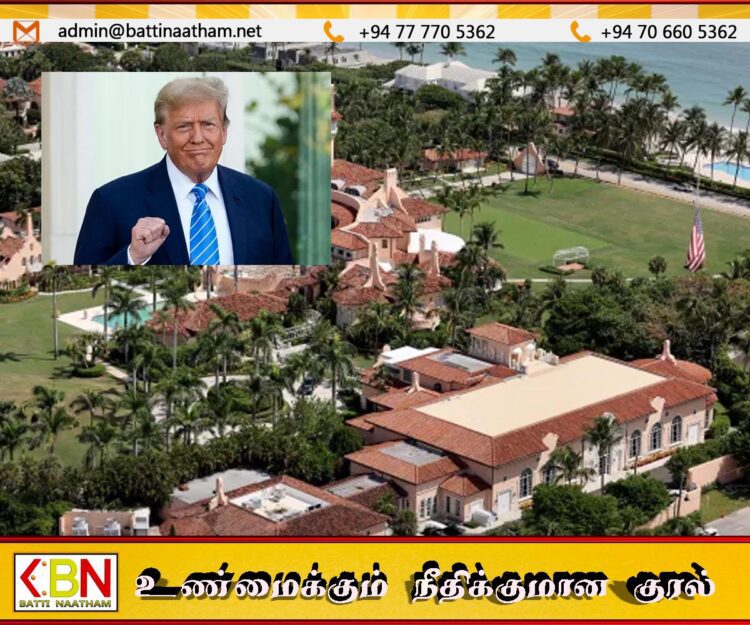 ட்ரம்ப் இல்லத்திற்குள் ஆயுதத்துடன் அத்துமீறி நுழைந்த இளைஞர் மீது துப்பாக்கி பிரயோகம்