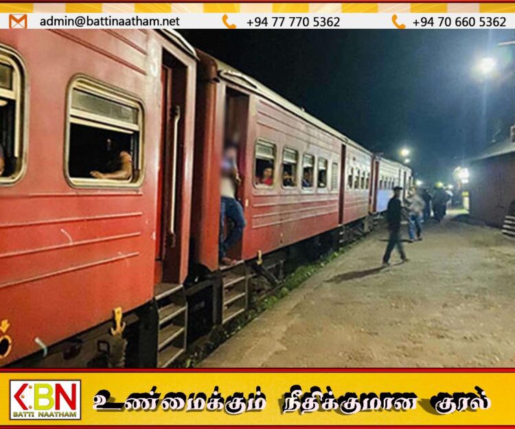 மீனகயா கடுகதி ரயிலின் பயணம் மீண்டும் ஆரம்பம்