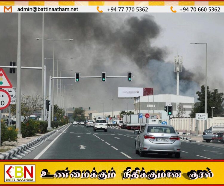 அல் உதைத் அமெரிக்க விமானத் தளம் மீது ஈரான் ஏவுகணைத் தாக்குதல்!
