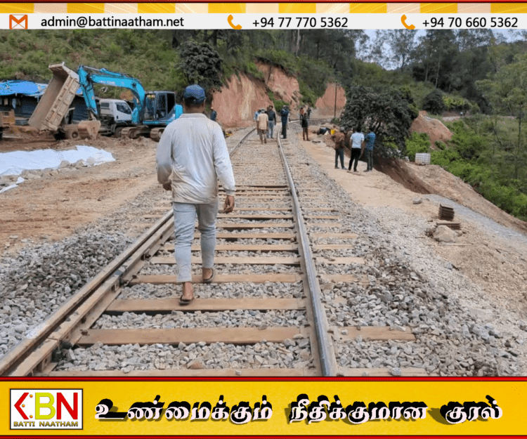 பதுளை – நானுஓயா இடையிலான ரயில் சேவை மீண்டும் ஆரம்பம்