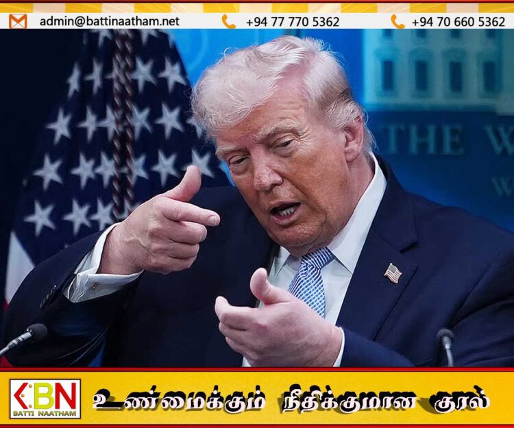 “ஈரானே இருக்காது” என டிரம்ப் கடும் எச்சரிக்கை