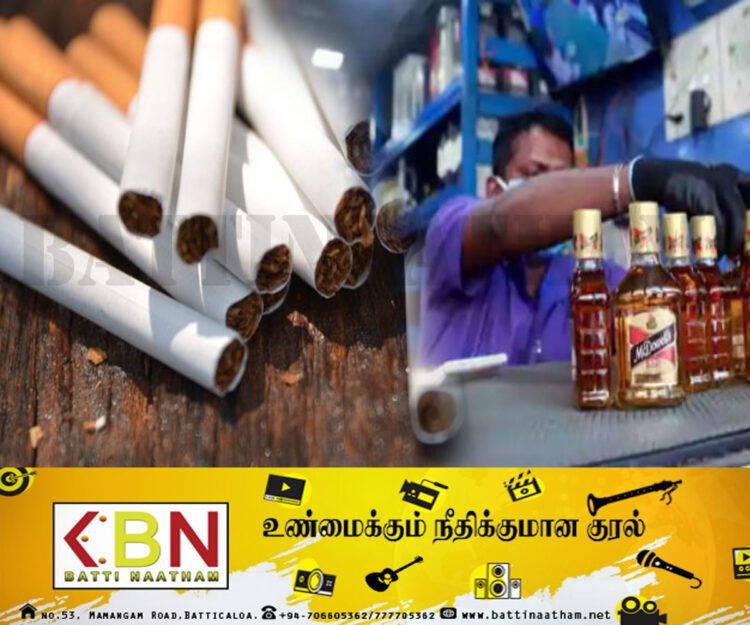 மதுபானம் ,புகையிலைகான வரிகள் அதிகரிக்கிறது!