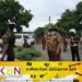 வாளால் வெட்ட வந்தவர் மீது பொலிஸ் துப்பாக்கிப்பிரயோகம்!