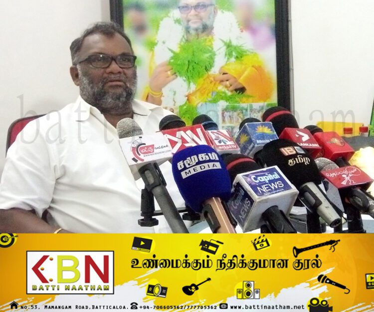 வடகிழக்கை சிங்கள மயப்படுத்தும் வேலைத்திட்டங்களையே அரசு முன்னெடுக்கிறது; கருணாகரம் எம்.பி தெரிவிப்பு!