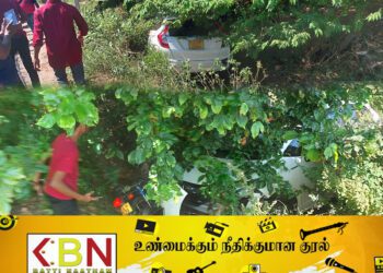 மட்டு வாவிக்கரை வீதியில் விபத்து!