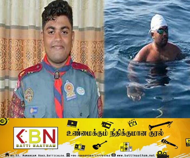 பாக்கு நீரிணையை நீந்தத் தயாராகும் மட்டக்களப்பு இளைஞன் மதுஷிகன்!
