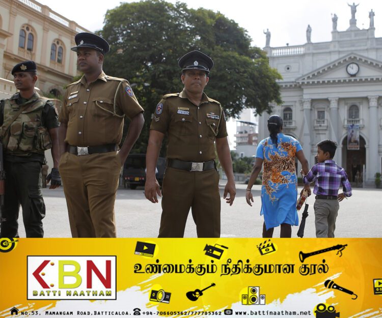 தேவாலயங்களை அண்மித்து அதிகரிக்கப்பட்டுள்ள பாதுகாப்பு!