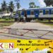இயந்திர கோளாறு காரணமாக மட்டு வைரவர் கோவில் புகையிரத கடவையை மறித்து நிற்கும் ரயில்!