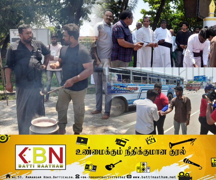 முள்ளிவாய்க்கால் வாரம் ஆரம்பம் ; மட்டு காந்தி பூங்காவில் கஞ்சி வழங்கி அனுஷ்டிப்பு!
