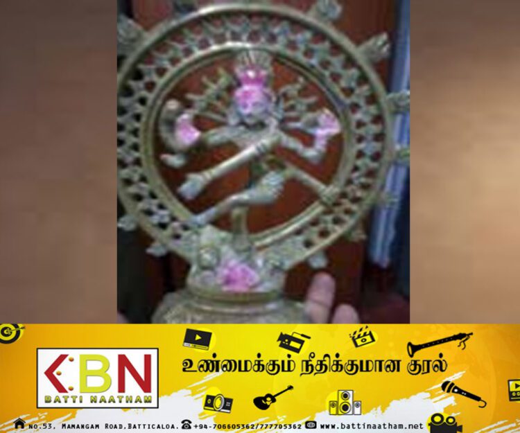 ஆலயத்தில் நடராஜர் சிலையை திருடிய சிப்பாய் சிக்கினார்!