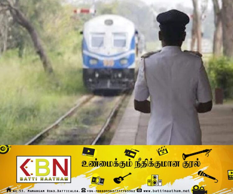 அடையாள வேலை நிறுத்தத்தில் ஈடுபட்டுள்ள இலங்கை புகையிரத நிலைய அதிபர்கள்!