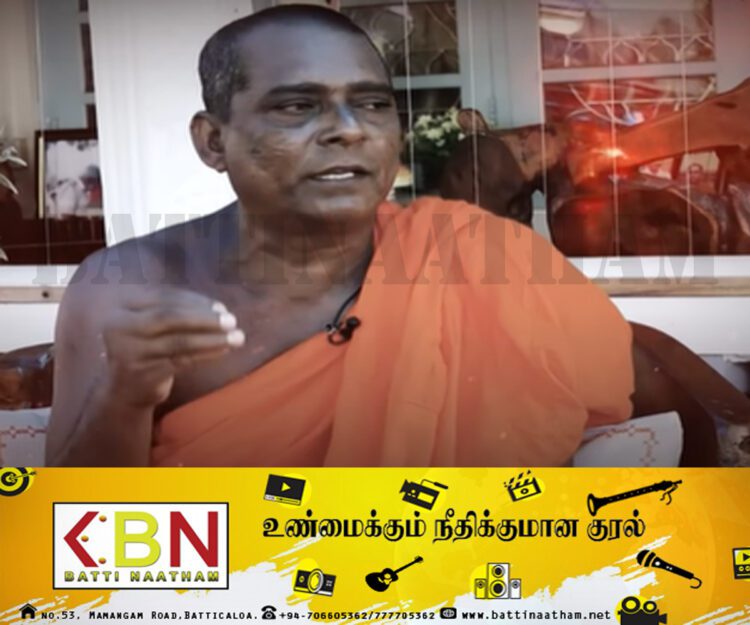 புத்தர் ஒரு தமிழர்- சிங்களம் அல்ல; ரஜமஹா விகாரையின் விகாராதிபதி வெளிப்படை பேச்சு!