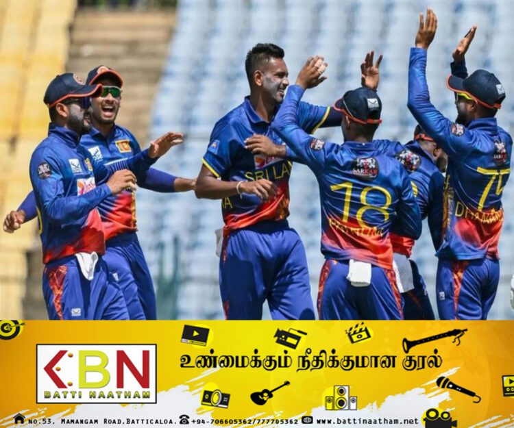 இலங்கை அணி வெற்றி!