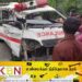கோர விபத்தில் சிக்கி சிதறுண்டது அம்புலன்ஸ்; சாரதி படுகாயம்!