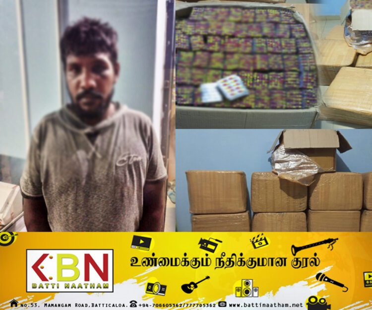 இலட்சக்கணக்கில் சிக்கிய போதை மாத்திரைகள்; ஒருவர் கைது!