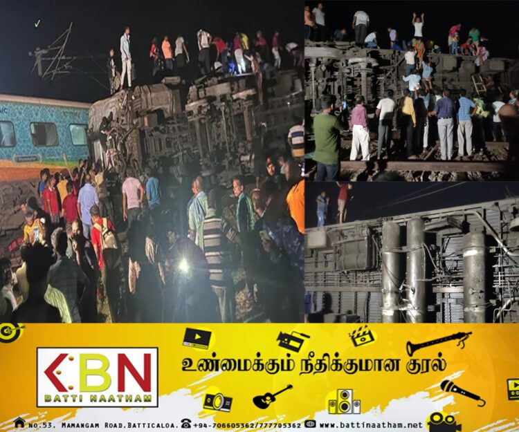 இந்தியாவில் ரயில் தடம்புரண்டத்தில் பலர் படுகாயம்; மீட்புப்பணியில் பொதுமக்கள்!