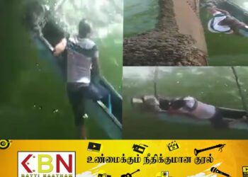 மட்டு கல்லடி பால ஆற்றில் தத்தளித்த நபர்; கூக்குரலிட்ட நிலையில் காப்பாற்றப்பட்டார்!