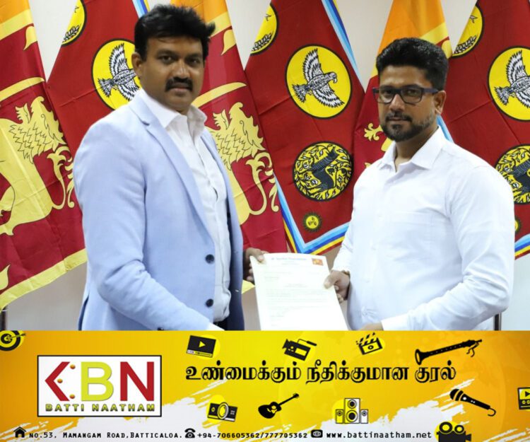 கிழக்கு மாகாண சுற்றுலாப் பணியகத்தின் தவிசாளராக மதன் நியமனம்!