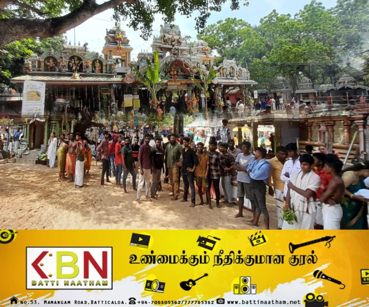 மட்டு புன்னைச்சோலை ஸ்ரீ பத்ரகாளி அம்மன் ஆலய தீ மிதிப்பு இன்று!