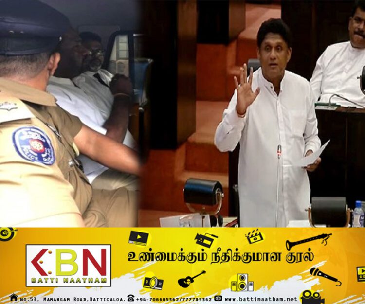 பாராளுமன்றத்துக்குவர கஜேந்திரகுமாருக்கு அனுமதி மறுப்பு; தமிழ் எம்பிக்கு ஆதரவாக பேசிய சஜித்!