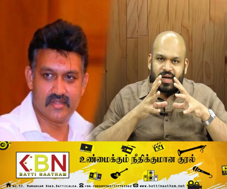 கிழக்கு மாகாண முன்னாள் ஆளுநரின் ஊழல் மோசடிகளுக்கு சில அரசியல்வாதிகளும் கூட்டு; புதிய ஆளுநரிடம் சாணக்கியன் குற்றச்சாட்டு!