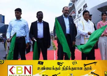 சென்னை – இலங்கை இடையேயான முதல் பயணக் கப்பல்; கொடியசைத்து ஆரம்பிப்பு!