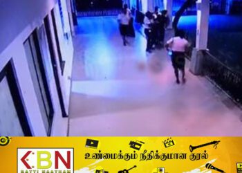 23 வயது இளைஞனை துரத்தி துரத்தி வாளால் வெட்டிய நபர்!