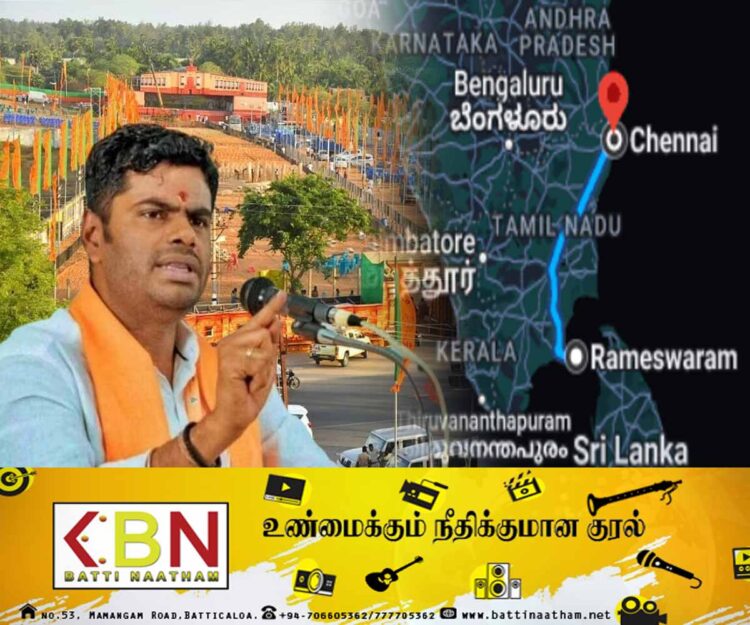அண்ணாமலை 168 நாட்கள் யாத்திரை பயணம்; இதுவே காரணம்!