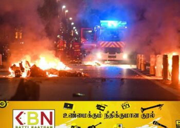பிரான்ஸில் வன்முறையாக மாறிய போராட்டம்; மேயரின் வீட்டுக்கு தீ!