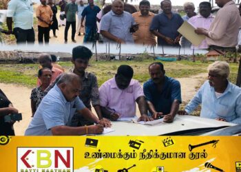 யாழில் காணி அபகரிப்புக்கு துணைபோகும் இராணுவத்தினர்; மக்களின் எதிர்ப்பையும் மீறி 3வது நாள் தொடர்கின்றது!
