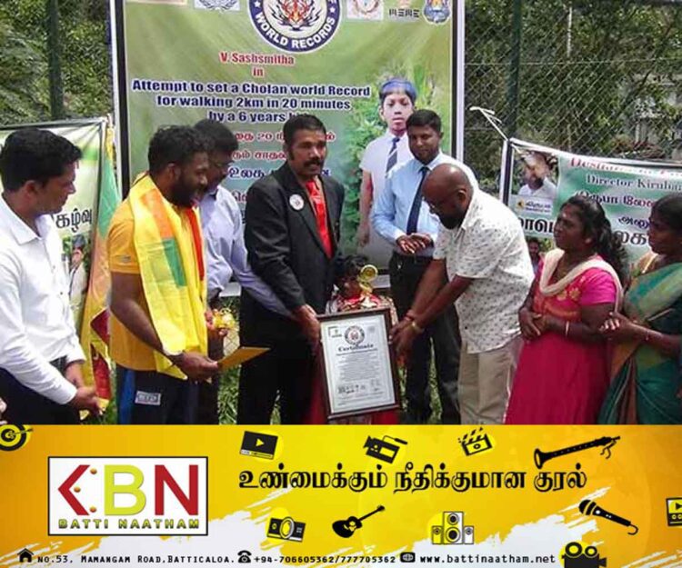 மஸ்கெலியாவில் தரம் ஒன்று மாணவி உலக சாதனை!