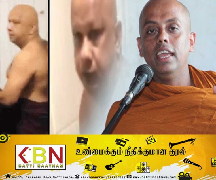 மக்கள் பௌத்த மதகுருமார்களிடம் நூறு சதவீதம் ஒழுக்கத்தை எதிர்பார்க்கக்கூடாது; புலம்பெயர் சமூகத்தின் திட்டமிட்ட சதி என்கிறார் ஆனந்த சாகர தேரர் !