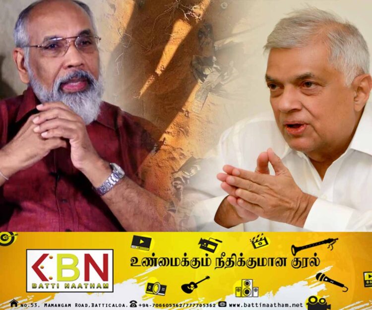 மனித புதைகுழியின் அகழ்வுக்கு நிதி ஒதுக்கப்படுமாம்; ஜனாதிபதி கூறியதாக விக்னேஸ்வரன் எம்.பி தெரிவிப்பு!