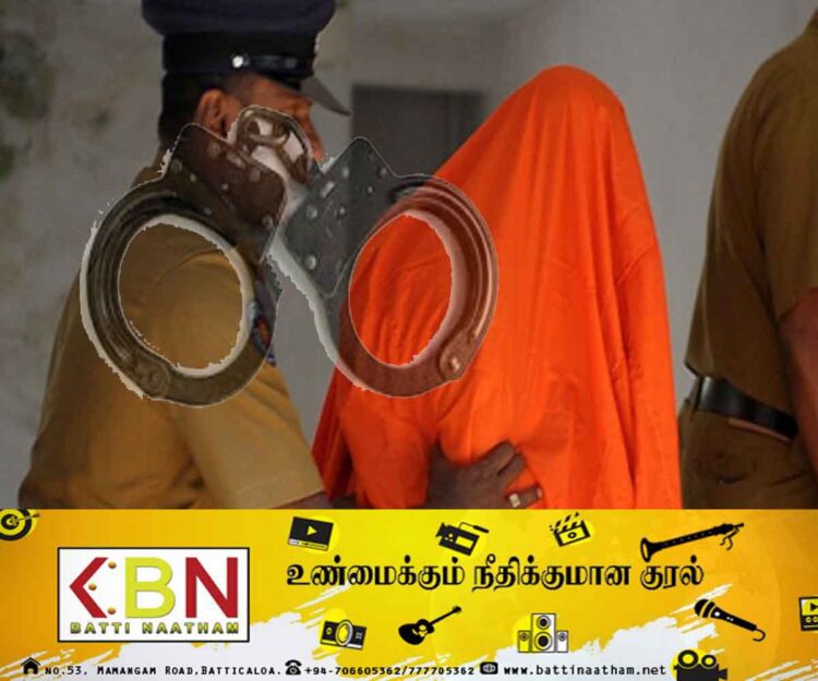 சிறுமியை வன்புணர்வு செய்த குற்றச்சாட்டில் மீண்டுமொரு பிக்கு கைது !