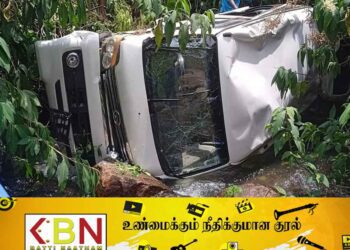 நானுஓயாவில் பள்ளத்தில் பாய்ந்த கெப்ரக வாகனம்;  6 பேர் படுகாயம்!