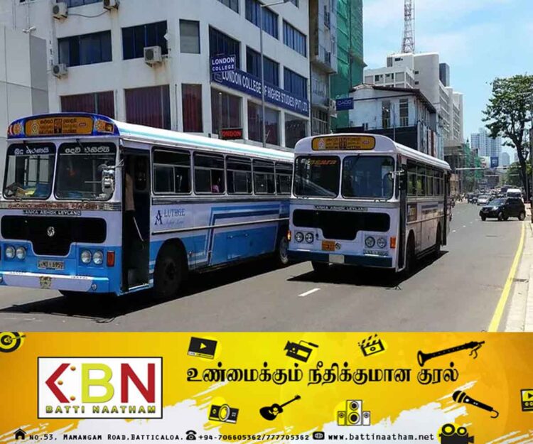 மொரட்டுவ – புறக்கோட்டை பஸ் ஊழியர்கள் பணிப்புறக்கணிப்பு!
