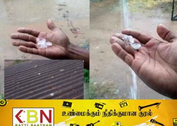 பொலன்னறுவையில் ஐஸ் மழை!