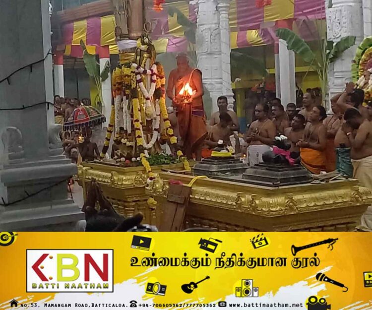 மட்டக்களப்பு கொக்கட்டிச்சோலை தான்தோன்றீஸ்வரர் ஆலய வருடாந்த மஹோற்சவம் இன்று ஆரம்பம்!