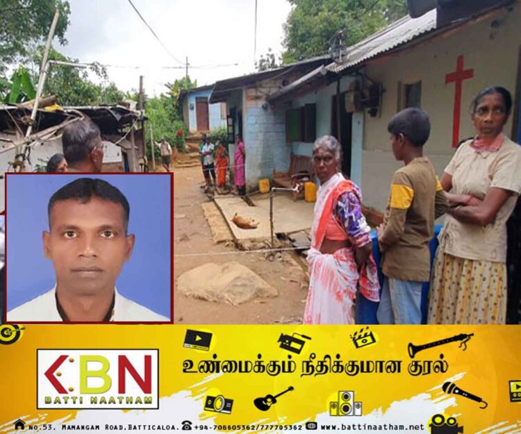 மண்வெட்டி கணையால் தாக்கப்பட்டு குடும்பஸ்தர் மரணம்!