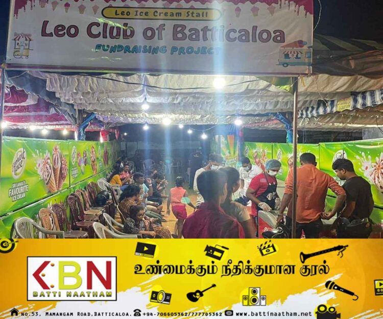 மட்டு மாமாங்கப் பிள்ளையார் ஆலயத்தில் லியோ கழகத்தின் குளிர்களி நிலையம்!